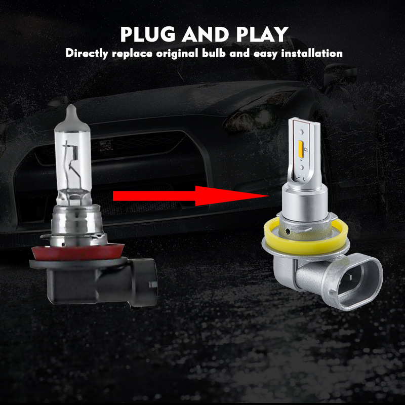 DC 9-36V 72W/pair 3000/6000k 9005/HB3, 9006/HB4, H11/H8/H9 LED Car Super Bright Front Fog Light Gold Light Headlights DC 9-36V 72W/pair 3000/6000k 9005/HB3, 9006/HB4, H11/H8/H9 LED Car Super Bright Front Fog Light Gold Light Headlights